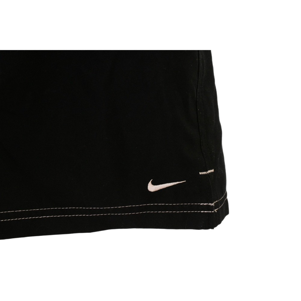 Nike Black Polyester Lined Athletic Shorts Womens L Swim Board Surf - Picture 3 of 7